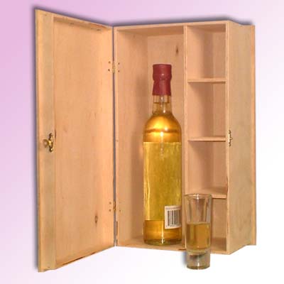 caja de madera para botella de vino