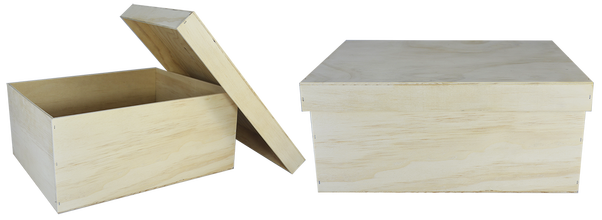 Caja de madera triplay