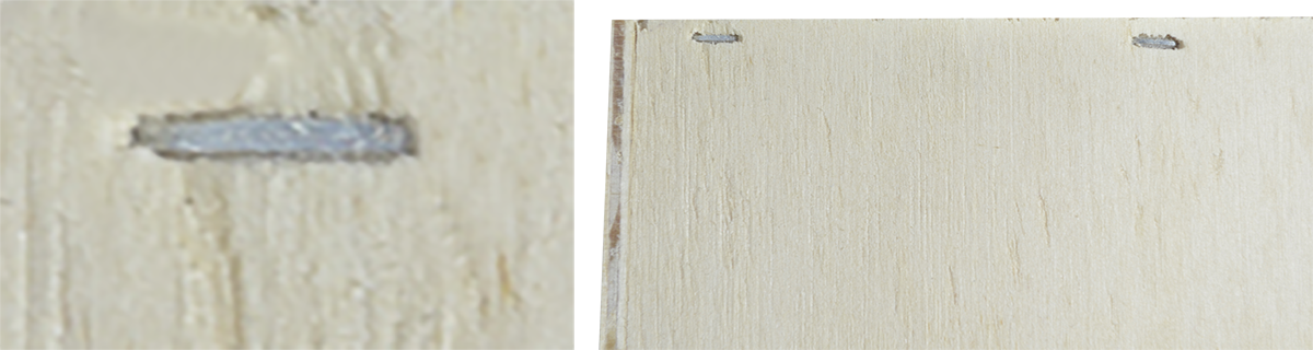 Caja madera grapas